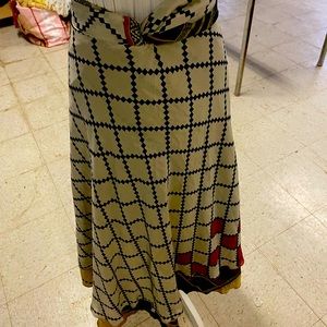 Gorgeous 100% Sari Silk Wrap Skirt. New with tags by Darn Good Yarns